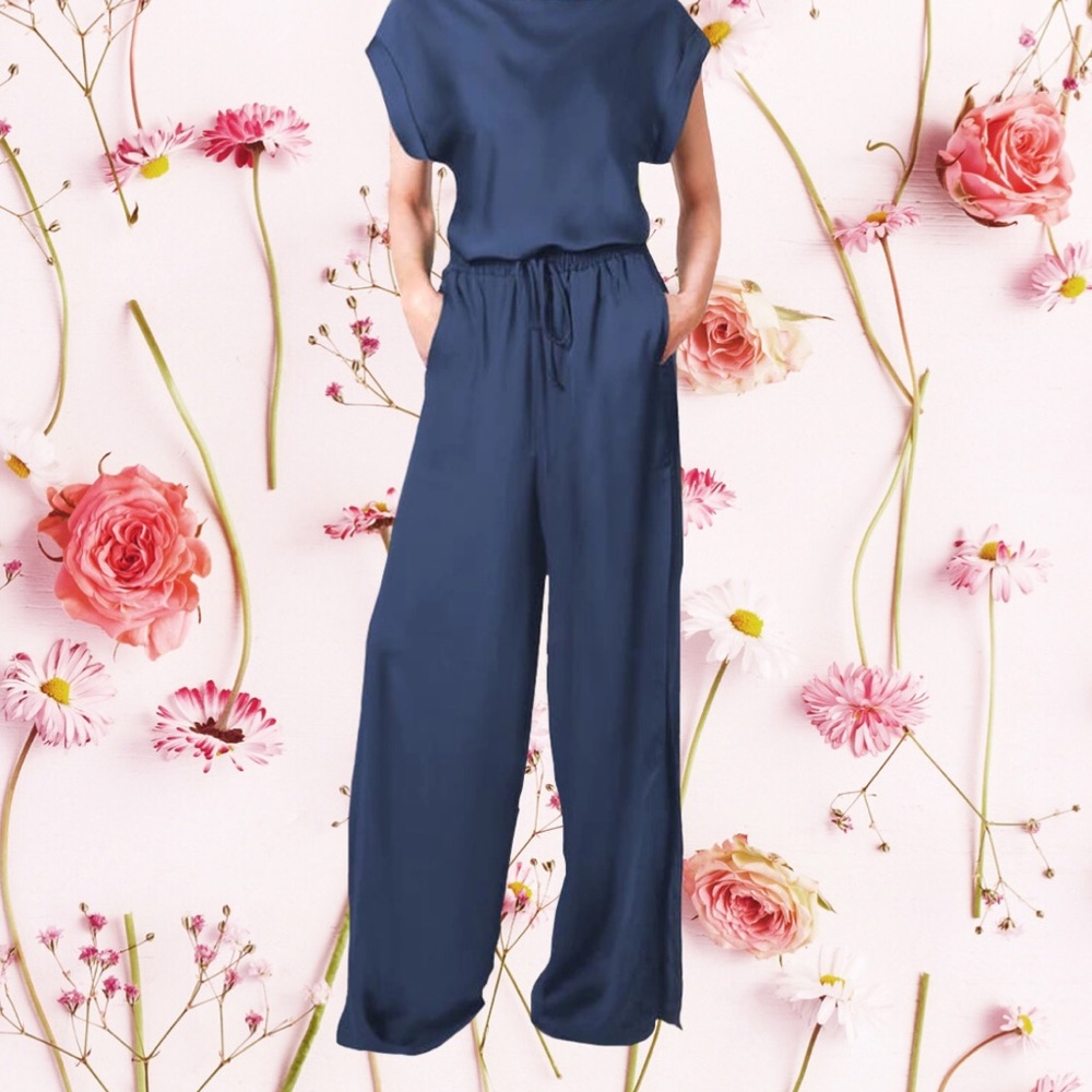 Lightcodes Wide Leg Draw String Pants - image 1